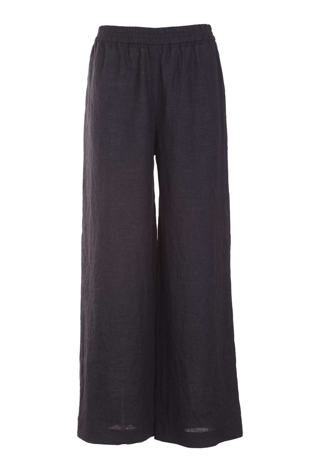 shop FABIANA FILIPPI Saldi Pantalone: Fabiana Filippi pantalone in lino, nero.
Linea loose fit. 
Vita elasticizzata.
Composizione: 100% Lino.
Fatto in Italia.. PADP02W389-825 number 6613855